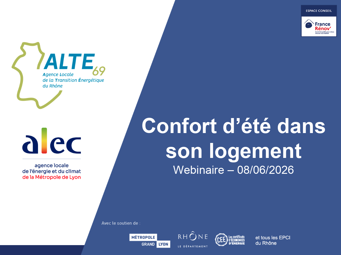 [REPLAY CONFÉRENCE EN LIGNE] Webinaire sur le confort d'été dans son ...